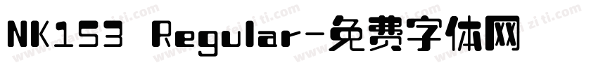 NK153 Regular字体转换